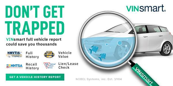  VINsmart.com: Don't get trapped. VINsmart full vehicle report could save you thousands. Full history - Vehicle Value - Recall History - Lien/Lease Check. Get a vehicle history report. 